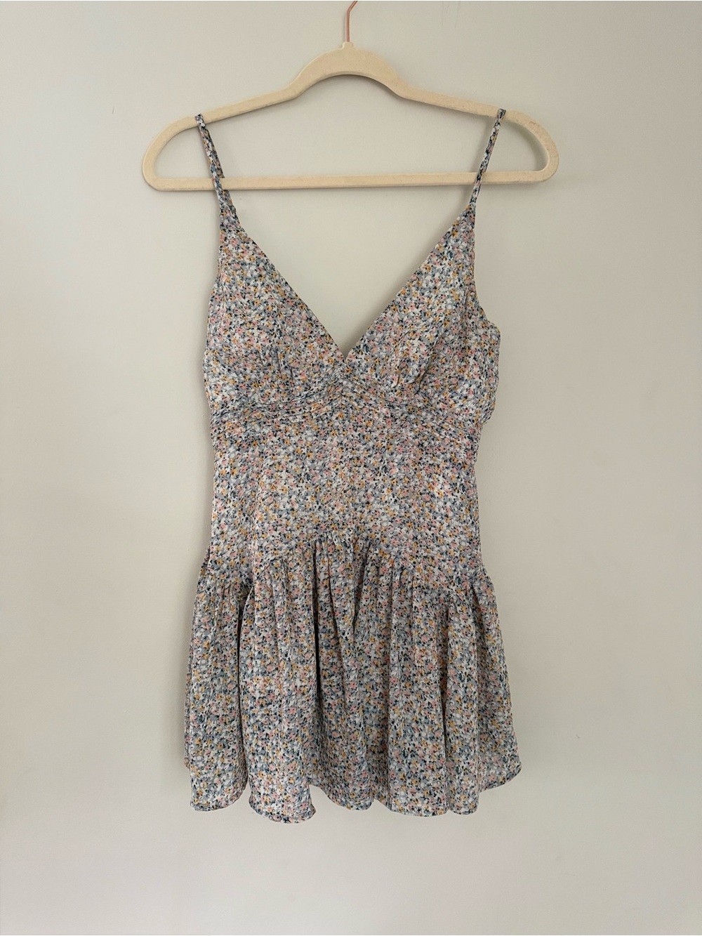 Sundae Muse Amanda Floral Romper Mini Dress Size 8 10 - Picture 3 of 10